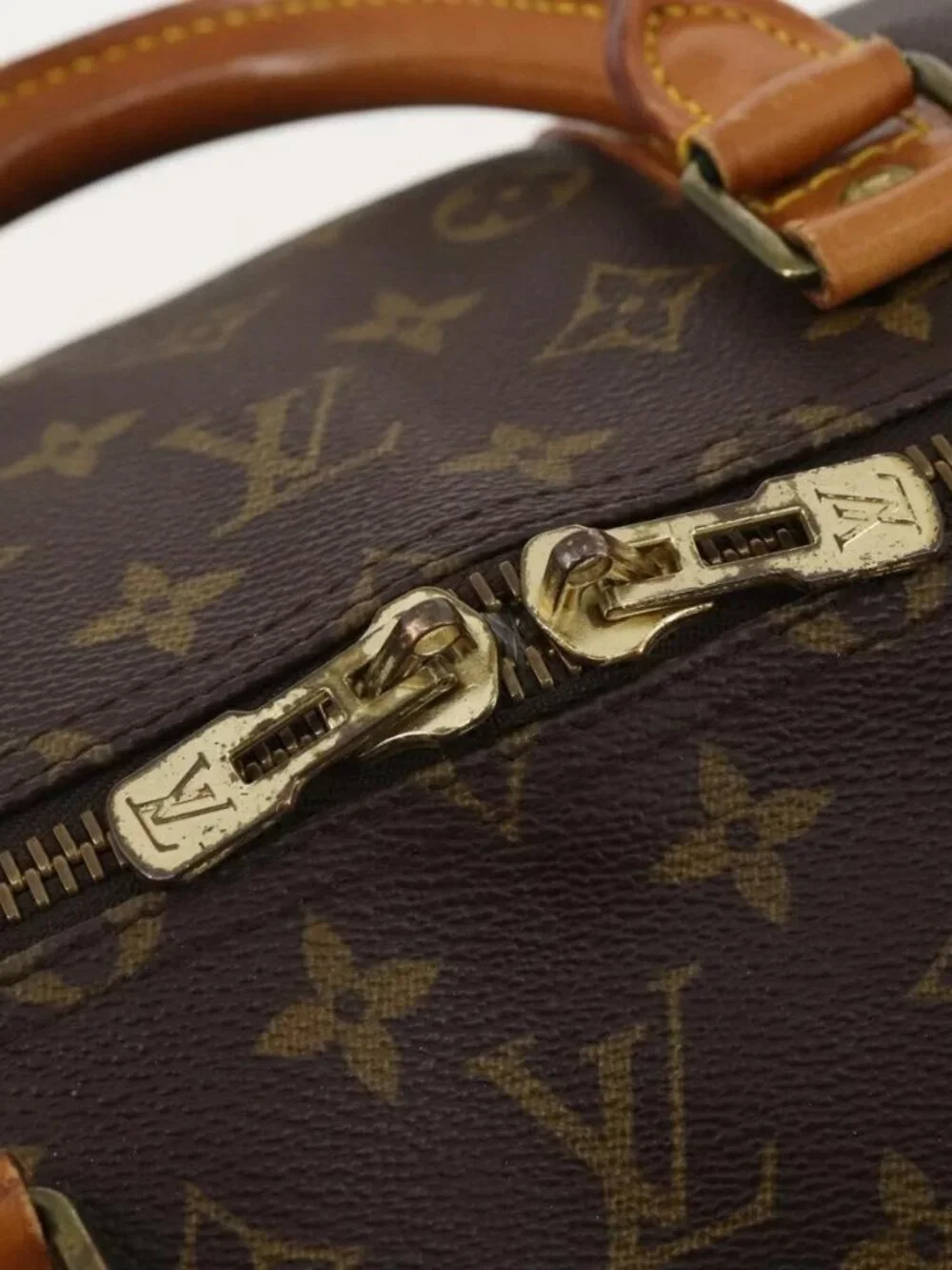 LOUIS VUITTON Monogram Keepall 55 Boston Bag M41424 LV Auth ka4321